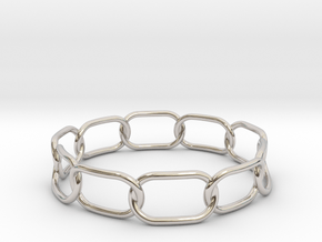 Chained Bracelet 70 in Platinum