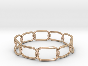 Chained Bracelet 70 in 14k Rose Gold Plated Brass
