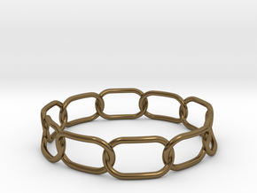 Chained Bracelet 72 in Polished Bronze