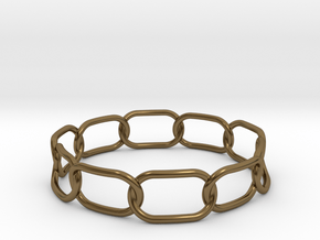 Chained Bracelet 75 in Polished Bronze
