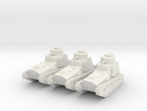 1/160 scale LK-II light tank (MG armed) in White Natural Versatile Plastic