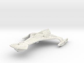 Klingon D43  BattleCruiser in White Natural Versatile Plastic