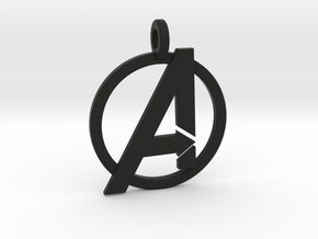 Avengers Keychain in Black Natural Versatile Plastic