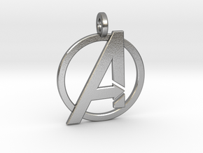 Avengers Keychain in Natural Silver