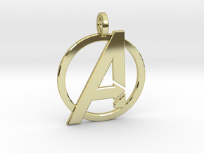 Avengers Keychain in 18k Gold Plated Brass