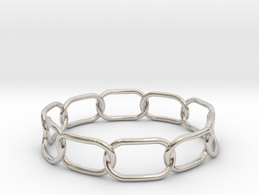 Chained Bracelet 78 in Platinum