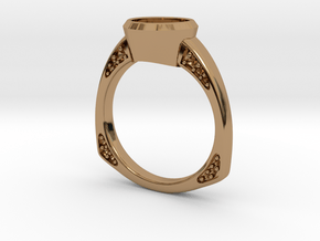 Engagement / Wedding ring RS000200002 in Polished Brass: 12 / 66.5