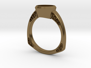 Engagement / Wedding ring RS000200002 in Polished Bronze: 12 / 66.5