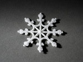 Spiralflake in White Natural Versatile Plastic