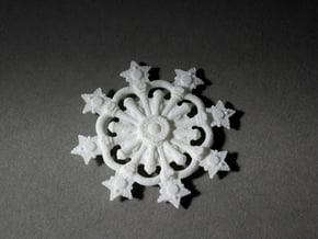 Wandflake in White Natural Versatile Plastic