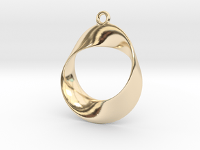 Earring Twisted in 14K Yellow Gold