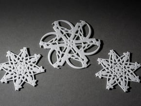 Moonflake Set in White Natural Versatile Plastic