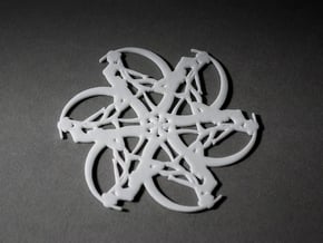 Moonflake in White Natural Versatile Plastic