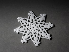 Sailorflake in White Natural Versatile Plastic