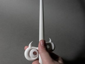 Windwaker Wand Small Old in White Natural Versatile Plastic