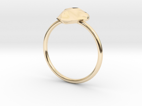 Ice Heart Ring in 14K Yellow Gold