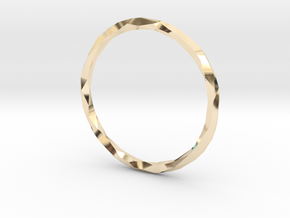 Poly Ring in 14k Gold Plated Brass