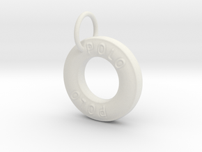 Polo Mint Pendant in White Natural Versatile Plastic