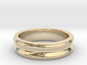 C ring - Size 5 to 13. in 14K Yellow Gold: 5 / 49