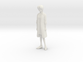 1/18 Scientist Dr. Yui Ikari Portrait in White Natural Versatile Plastic