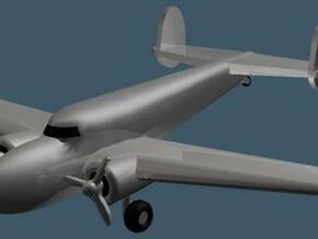 Lockheed 14 - Zscale in Smooth Fine Detail Plastic