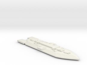 3788 Scale Frax War Cruiser (CW) MGL in White Natural Versatile Plastic