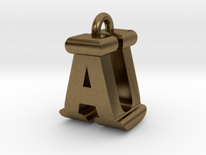 3D-Initial-AU in Natural Bronze
