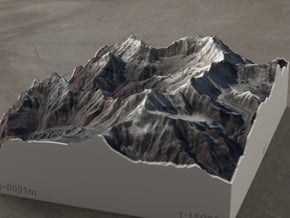 Annapurna Massif, Nepal, 1:150000 Explorer in Full Color Sandstone