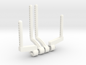 Tamiya M04 - Body Posts Without Aerial Mount in White Processed Versatile Plastic