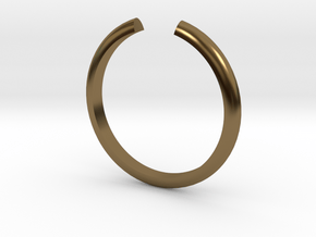 Open Ring in Polished Bronze