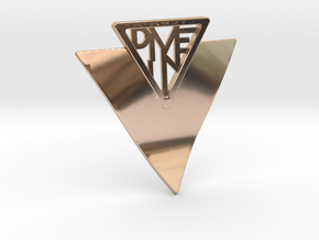 Dive In Pendant in 14k Rose Gold Plated Brass