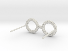 Eyewear 1 Honeycomb Wire in White Natural Versatile Plastic