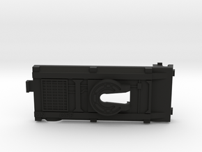 Cab Over Side Switch Battery Cover in Black Natural Versatile Plastic
