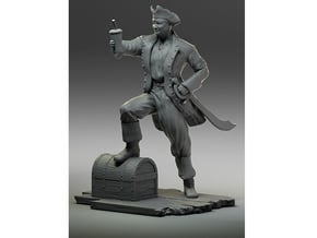 Pirate Smoothie- Body & Clothes only in White Processed Versatile Plastic