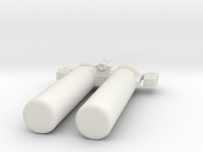 Omni Scale General Salvage Tug with Pods SRZ in White Natural Versatile Plastic