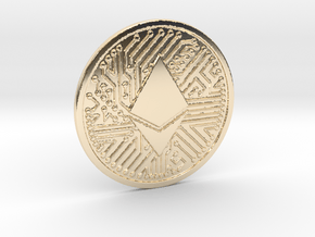 Ethereum (2.25 Inches) in 14K Yellow Gold
