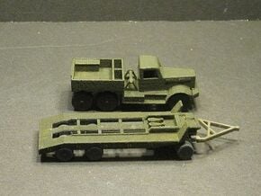 1/144 M19 US tank recovery set in White Natural Versatile Plastic