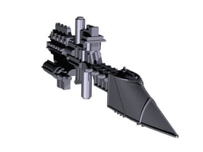 Sword Frigates (3) in Tan Fine Detail Plastic