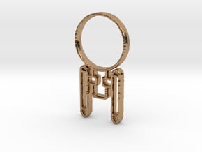 Enterprising Pendant in Polished Brass