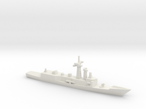 Oliver Hazard Perry-class frigate, 1/1800 in White Natural Versatile Plastic