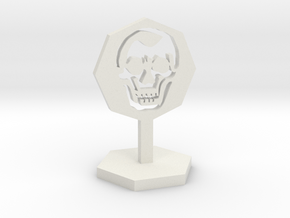 Skeleton Marker in White Natural Versatile Plastic