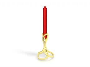 Candlestick Loopetal 13 T in White Natural Versatile Plastic