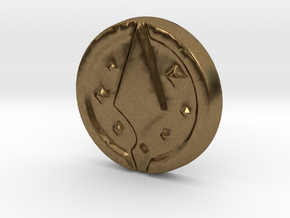 Ares Pistol Grip Medallion 2 in Natural Bronze