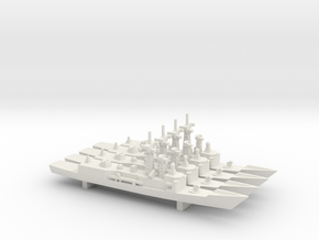 Cheng Kung-class frigate x 4, 1/1800 in White Natural Versatile Plastic