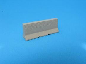 HO/1:87 Jersey barrier 3m in White Natural Versatile Plastic