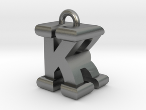 3D-Initial-KR in Natural Silver