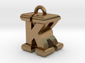 3D-Initial-KR in Natural Brass