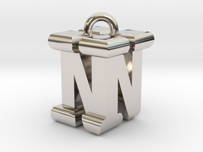 3D-Initial-NN in Rhodium Plated Brass