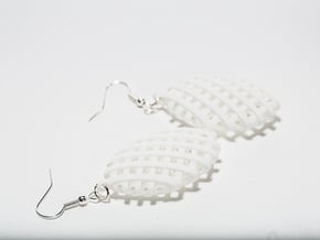 ELLI - earrings in White Natural Versatile Plastic