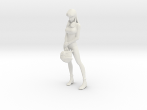1/[6, 10, 12] Detailed Misa Hayase in Hot Suit in White Natural Versatile Plastic: 1:8
